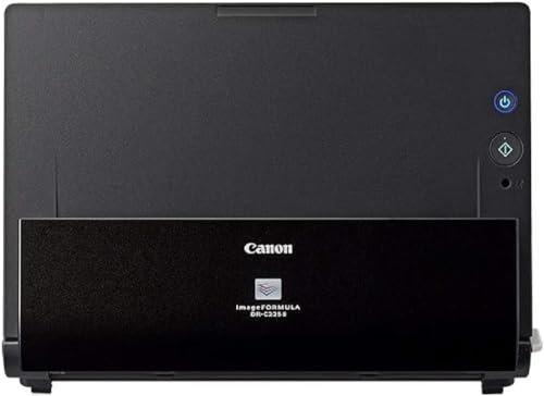 Canon DR-C225 II - imageFORMULA Dokumentenscanner (Duplex, Einzug, Farbe, 600dpi, 25 Seiten/Min, PDF OCR, kompakt, schwarz) von Canon