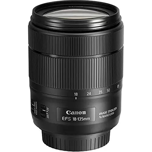 Canon EF-S 18-135mm F3.5-5.6 is USM Objektiv (67mm Filtergewinde) schwarz von Canon