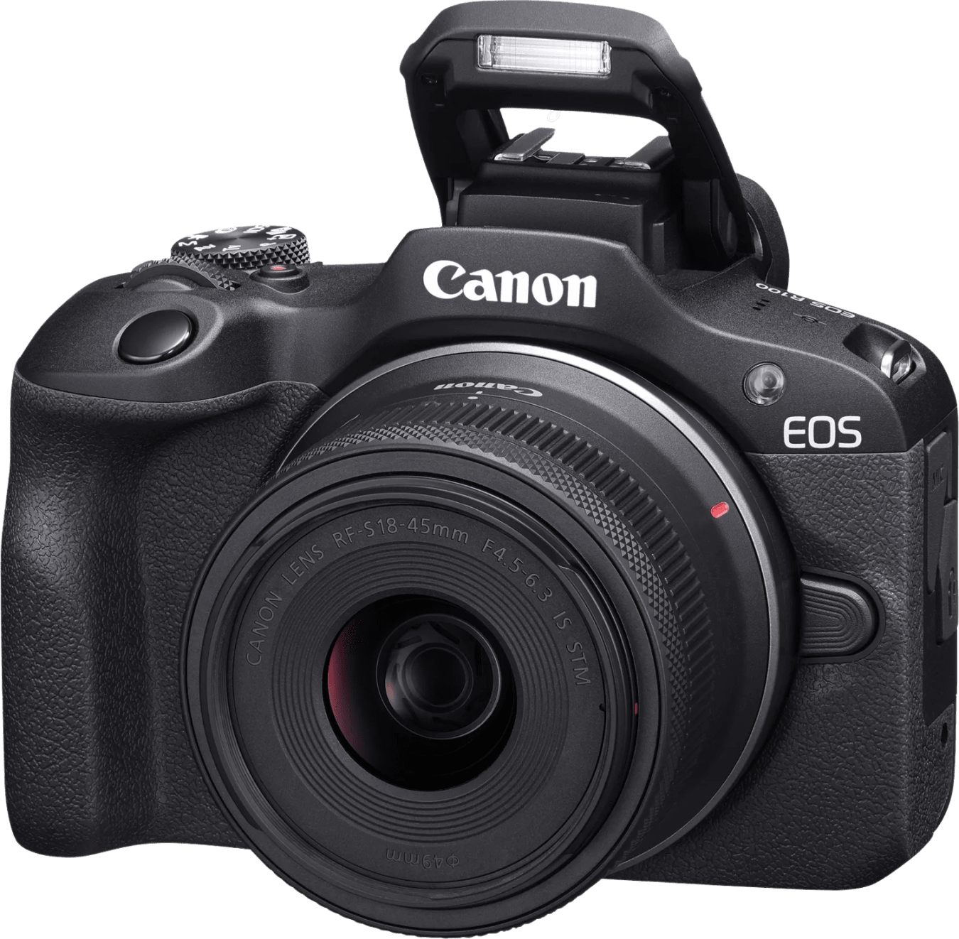 Canon EOS R100 Systemkamera, mit Objektiv RF-S 18-45mm f/4.5-6.3 IS STM von Canon