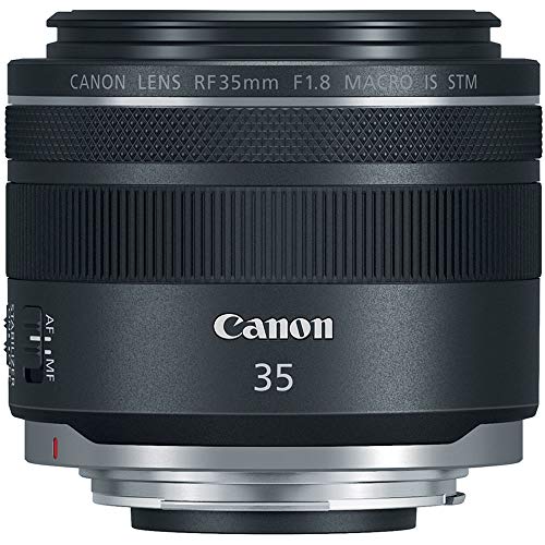 Canon Objektiv RF 35mm F1.8 Makro is STM für EOS R (52mm Filtergewinde, Bildstabilisator), schwarz von Canon