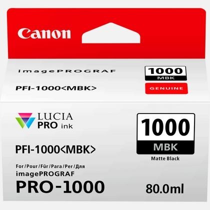 Canon Original - Tinte matt schwarz PFI-1000MBK von Canon