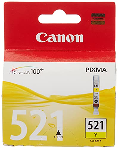 Canon Originaltinte CLI-521 Y, Größe Standard, Gelb, Recyclebare Verpackung von Canon