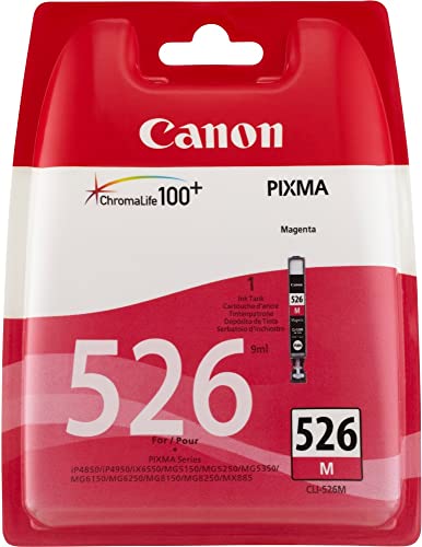 Canon Originaltinte CLI-526 M , Größe Standard, Magenta, Plastikverpackung (alte Version) von Canon