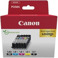 Canon PGI-580 CLI-581 / 2078C008 Original Druckerpatronen Multipack von Canon