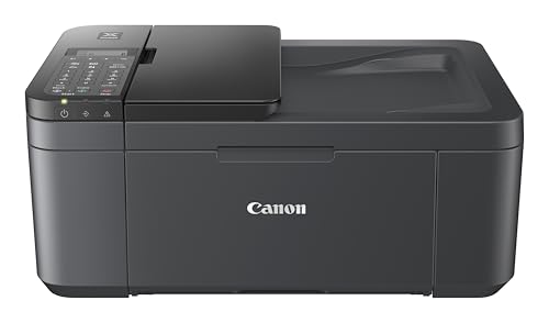 Canon PIXMA TR4755i Multifunktionsdrucker 4in1 (Tintenstrahl, Drucken, Kopieren, Scannen, Faxen, A4, WLAN, Apple AirPrint, 20 Blatt ADF, Duplexdruck, kompatibel mit Pixma Print Plan ABO) schwarz von Canon