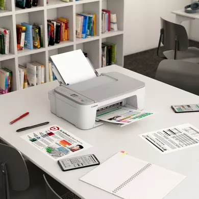 Canon PIXMA TS3451 - Multifunktionsdrucker - Farbe - Tintenstrahl - 216 x 297 mm (Original) - A4/Legal (Medien) - bis zu 7.7 ipm (Drucken) - 60 Blatt - USB 2.0, Wi-Fi(n) - wei� von Canon