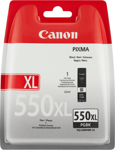 Canon Tinte PGI-550PGBK XL schwarz von Canon