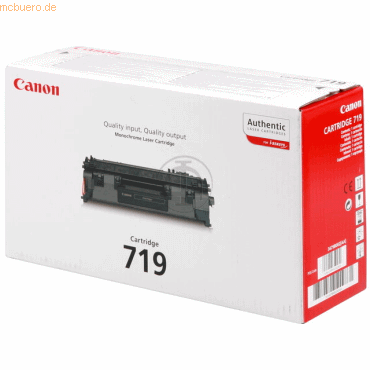 Canon Toner Canon 719 schwarz 6400 Seiten Canon Toner Canon 719 schwarz 6400 Seiten von Canon