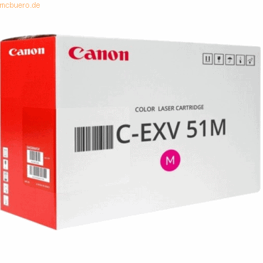 Canon Toner-Kit Canon C-EXV51M magenta von Canon