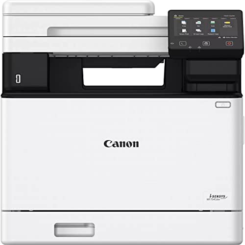 Canon i-SENSYS MF754Cdw A4 Farblaser MFP Drucken Kopieren Scannen Faxen, USB, LAN, WLAN, 250 Blatt Papierkassette, 12,7cm LCD-Farb-Touchscreen, Duplexdruck Canon i-SENSYS MF754Cdw A4 Farblaser MFP Drucken Kopieren Scannen Faxen, USB, LAN, WLAN, 250 Blatt Papierkassette, 12,7cm LCD-Farb-Touchscreen, Duplexdruck von Canon