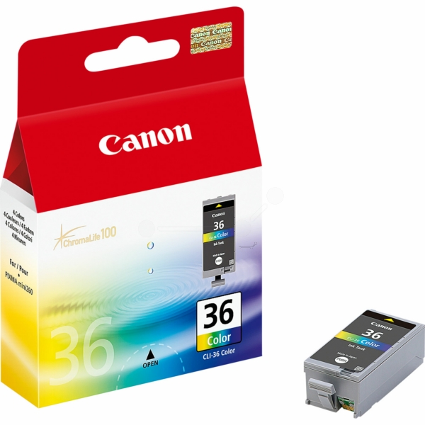 Original Canon 1511B001 / CLI36 Tintenpatrone color von Canon