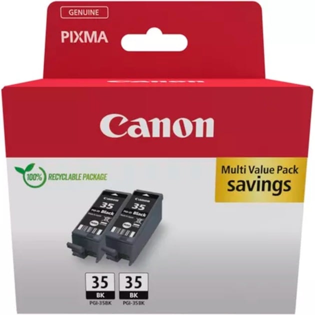 Tinte Doppelpack schwarz PGI-35BK von Canon