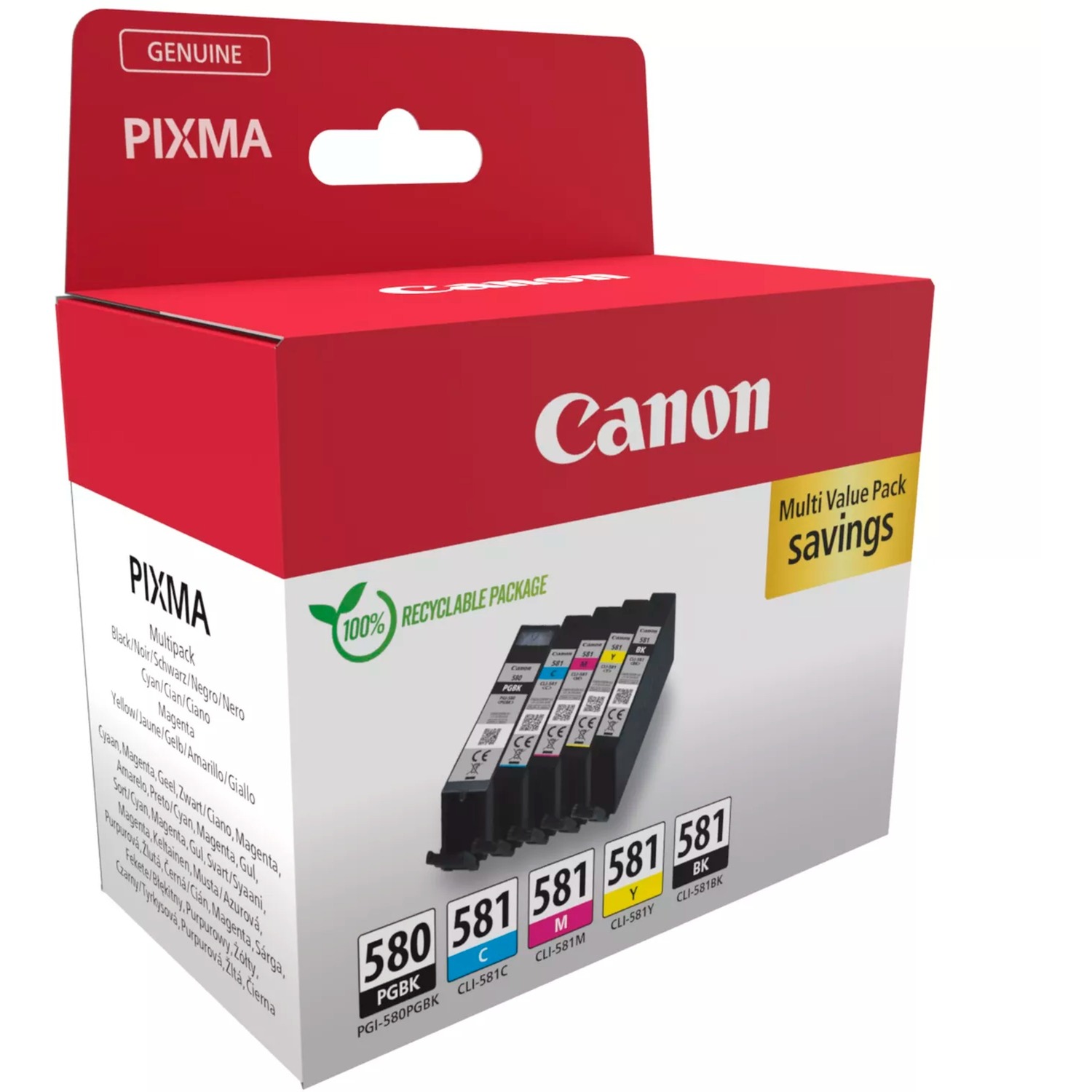 Tinte Multipack PGI-580PGBK/CLI-581 von Canon