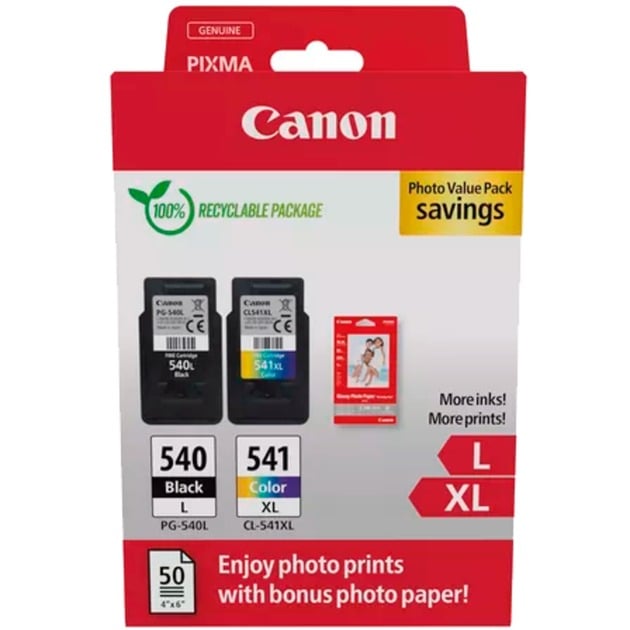 Tinte Photo Value Pack PG-540L/CL541-XL von Canon