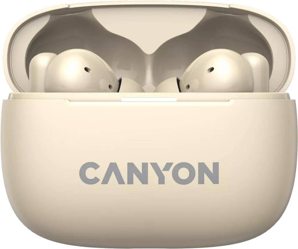 Canyon Bluetooth Headset TWS-10  In-Ear/ANC/BT/Touch   beige retail von Canyon