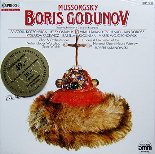 Mussorgsky: Boris Godunov (Gesamtaufnahme) [Vinyl LP] [Schallplatte] [3 LP-Box-Set] von Capriccio