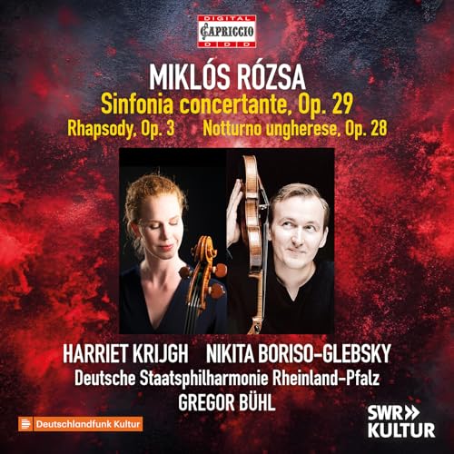 Rózsa: Sinfonia concertante, Op. 29 / Rhapsody, Op. 3 / Notturno ungherese, Op. 28 Rózsa: Sinfonia concertante, Op. 29 / Rhapsody, Op. 3 / Notturno ungherese, Op. 28 von Capriccio