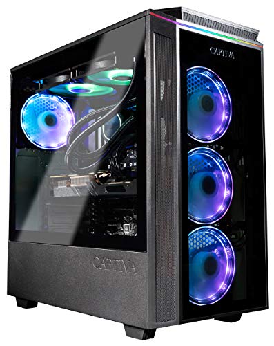 Captiva G19AG 21V2 Gaming-PC | AMD Ryzen 7 5800X | B550 Mainboard | NVIDIA RTX 3080 10GB | 16GB DDR4 RAM | SSD 1TB M.2 NVME | Wasserkühlung | RGB Lüfter | Windows 10 Home | PC Spiele von Captiva