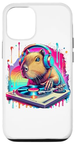 Hülle für iPhone 14 Capybara DJ Musikliebhaber Kopfhörer Discjockey von Capybara DJ Music Lover Gifts