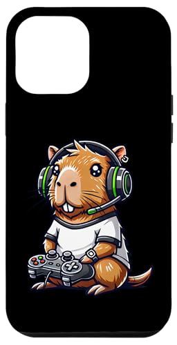 Hülle für iPhone 15 Plus Capybara Lustige Gamer Kopfhörer Shades Männer Frauen Kinder von Capybara Gamer byAxisone