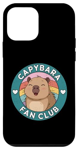 Hülle für iPhone 12 mini Cute Capybara Fan Club Rainbow Herren Damen Kinder von CapybaraAxis1