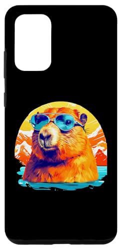 Hülle für Galaxy S20+ Capybara Nagetier Retro von Capybaras Animal Design Ideas