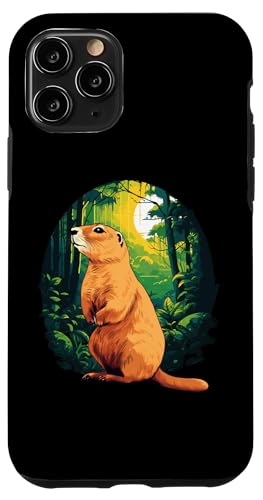 Hülle für iPhone 11 Pro Capybara Nagetier Retro von Capybaras Animal Design Ideas