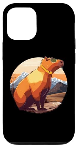 Hülle für iPhone 15 Capybara Nagetier Retro von Capybaras Animal Design Ideas