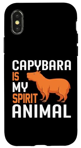 Hülle für iPhone X/XS Lustiges Capybara-Design für Männer Frauen Jungen Mädchen Capybaras Liebhaber von Capybaras Gift Capybara Shirts Men Women Kids