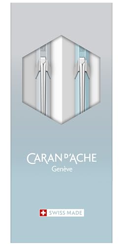 CARAN D'ACHE Caran d'Ache Geschenkset 849 Spring Mist 8490-704 Kugelschreiber, auf Ölbasis + Druckbleistift, 0,5 mm, limitierte Auflage von Caran d'Ache