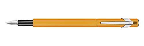 Caran d´Ache 0840.030 Füllhalter Fluo Line Orange, 1 Stück (1er Pack) von Caran d'Ache