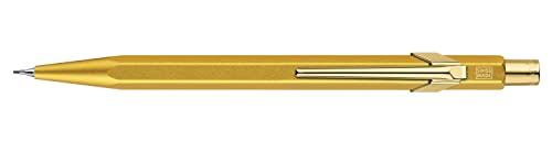 Caran d'Ache 844 Druckbleistift, 0,7 mm, Goldbarren in Slimpack-Etui, 7630002349338, Einheitsgröße, 1 Stück (1er Pack) von Caran d'Ache