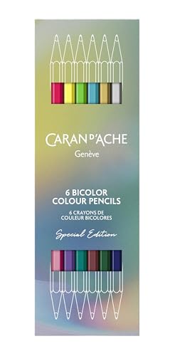 Caran d’Ache Packung mit 6 zweifarbigen Stiften CLAIM YOUR STYLE - Sonderedition/ref. 1284.506 von Caran d'Ache