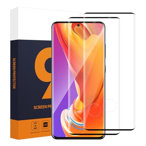 Carantee für Panzerglas für Samsung Galaxy S21 Ultra 5G Schutzfolie, 2 Stück Ultradünn 9H Bruchsicher Galaxy S21 Ultra Displayschutzfolie, 3D Wasserdicht Anti-Staub Schutzglas Folie für S21 Ultra 5G von Carantee