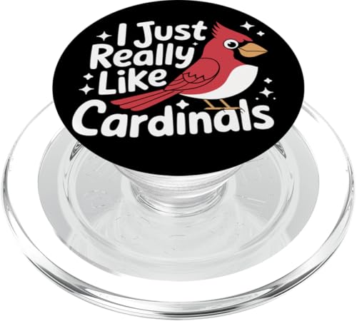 Kardinal Bird Ich mag Cardinals einfach sehr PopSockets PopGrip für MagSafe von Cardinal Bird Red Cardinal Animal Birds