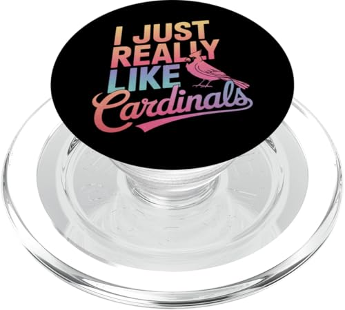 Kardinal Bird Ich mag Cardinals einfach sehr PopSockets PopGrip für MagSafe von Cardinal Bird Red Cardinal Animal Birds