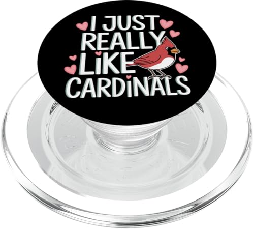 Kardinal Bird Ich mag Cardinals einfach sehr PopSockets PopGrip für MagSafe von Cardinal Bird Red Cardinal Animal Birds