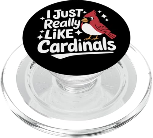 Kardinal Bird Ich mag Cardinals einfach sehr PopSockets PopGrip für MagSafe von Cardinal Bird Red Cardinal Animal Birds