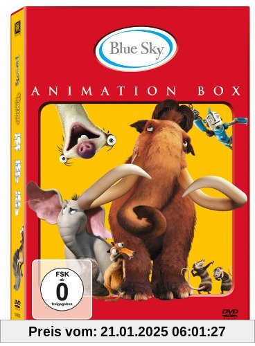 Blue Sky Animation Box inkl. Ice Age 1-3, Robots & Horton hört ein Hu! [6 DVDs] von Carlos Saldanha