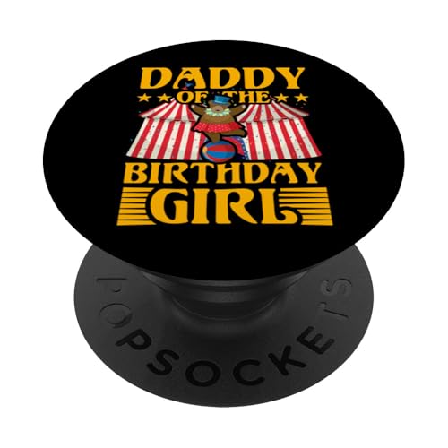 Partymitarbeiter des Daddy of the Birthday Girl Circus Carnival PopSockets Klebender PopGrip von Carnival Costume Clowns Staff & Tamer Styles