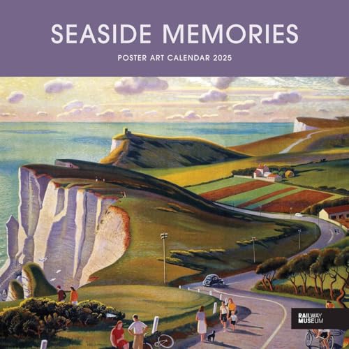 Seaside Memories National Railway Museum Wiro Wall Calendar 2025 von Carousel Calendars