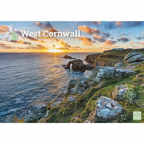 West Cornwall A4 Calendar 2025 von Carousel Calendars