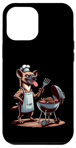 Hülle für iPhone 12 Pro Max Lustiges Hyena BBQ Chef Cartoon Grillen Design von Cartoon Hyena BBQ Designs