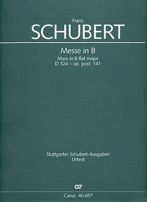 Schubert: Messe in B (D 324). Partitur von Carus Verlag