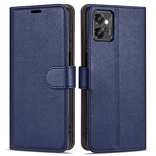 Case Collection für Motorola Moto G32 Hülle - Premium Qualität Leder Handyhülle | Magnet-Verschluss | Klappständer | Geld und Kartenhalter Hüllen | Kompatibel mit Motorola G32 Hülle von Case Collection