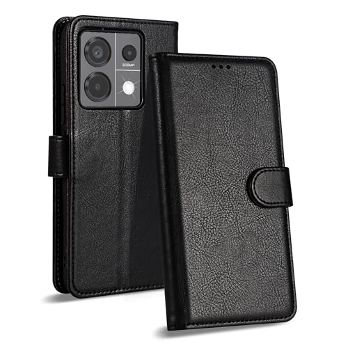 Case Collection für Xiaomi Redmi Note 13 Pro 5G Hülle - Leder Handyhülle mit Kartenfächern [RFID-Blockierung] Stoßfest [Standfunktion] Handy Schutzhülle für Redmi Note 13 Pro 5G Hülle von Case Collection