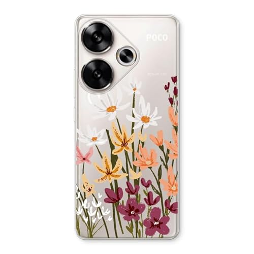 Case Company.® - Xiaomi Poco F6 Handyhülle - Painted Wildflowers - Silikon Handyhülle - Schutz für alle Seiten und Bildschirmrand von Case Company.