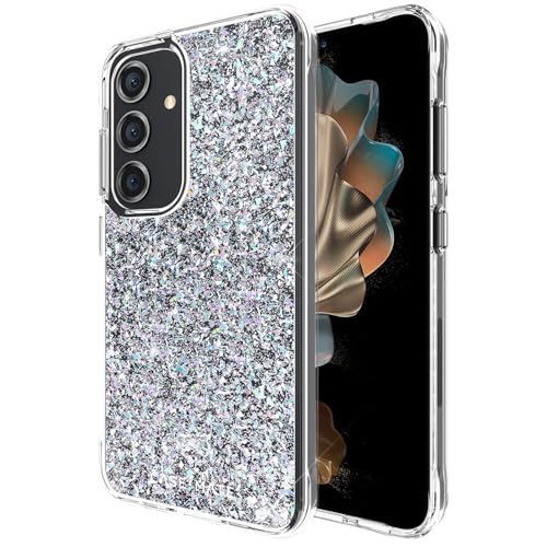 Case-Mate Samsung Galaxy S24 Hülle [6,2 Zoll] [3,6 m Fallschutz] [Kabelloses Laden] Twinkle Disco Handyhülle für Samsung Galaxy S24 – Luxus Bling Glitzer Hülle mit Anti-Kratzer, Stoßfest, Slim Fit von Case-Mate