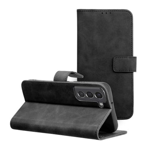 Case2go - Book Case passend für Xiaomi Redmi Note 13 4G / 5G - Brieftasche hülle - Schwarz von Case2go