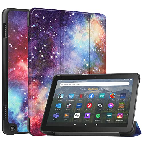 Case2go - Hülle kompatibel mit Amazon Fire 8 HD (2022) - Tablet-Hüllen - TPU Tablet Case Schutzhülle - Galaxis von Case2go